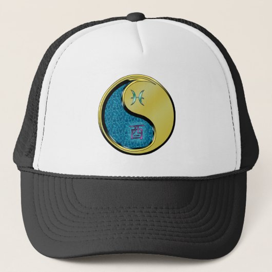 Vissen & Metalen Haan Trucker Pet (Voorkant)