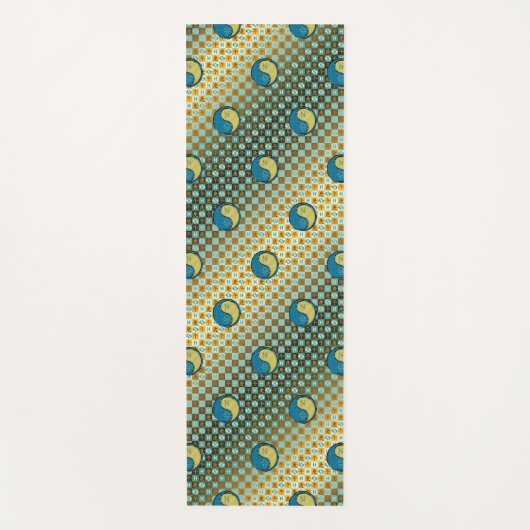 Vissen & Metalen Paard Yogamat (Voorkant)