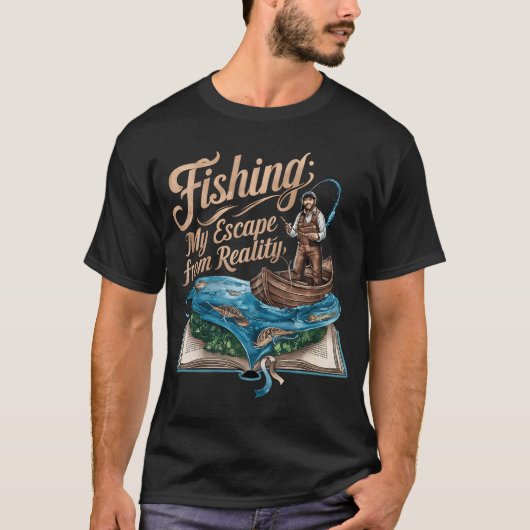 Vissen: Mijn Ontsnapping aan de Werkelijkheid T-shirt (Voorkant)