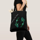 Vissen – Minimalistische Zodiac Tote Tas (Dichtbij)