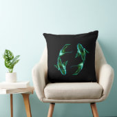 Vissen – Minimalistische Zodiakale Sierkussen (Stoel)