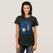 Vissen naar de Maan T-shirt (Voorkant volledig)
