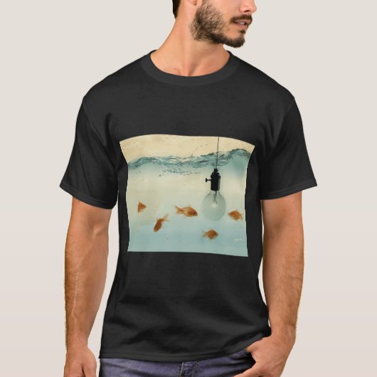 vissen naar ideeën t-shirt (Voorkant)
