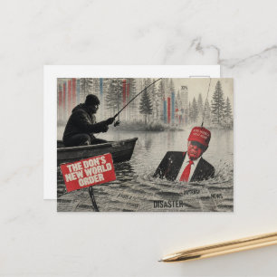 Vissen naar Trump in het moeras Briefkaart