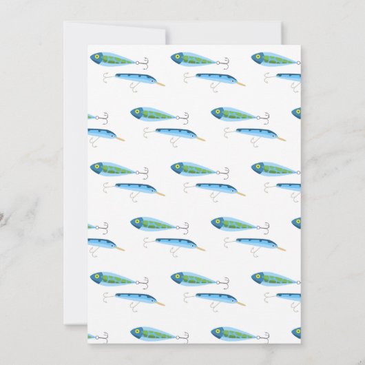 Vissen Neem de volgende dag de Bait Kaart (Achterkant)