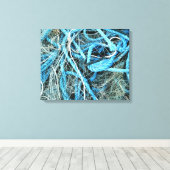 VISSEN NET CANVAS AFDRUK (Insitu (Houten vloer))