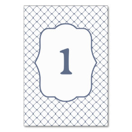 Vissen Net Tafelnummer Steel Blue