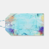 Vissen "New Baby"-pisces Cadeaulabel (Achterkant Horizontaal)