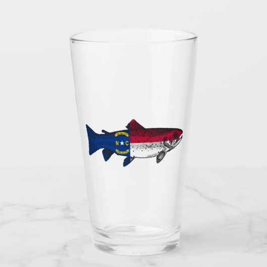 Vissen Noord-Carolina Forel Glas (Voorkant)