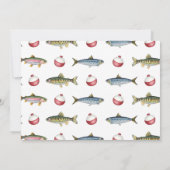 Vissen O-Fish-Ally One Boy Verjaardagsfoto Bedankkaart (Achterkant)