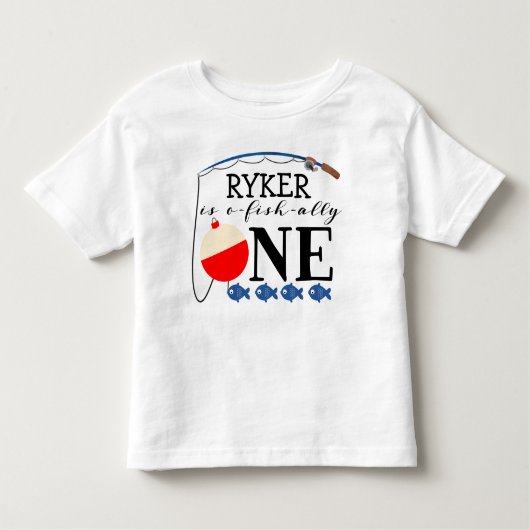 Vissen O-Fish-Ally One First Birthday T-shirt (Voorkant)