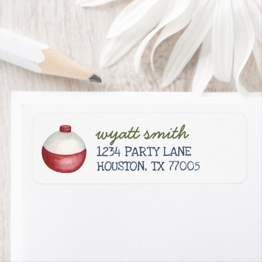 Vissen O-Fish-Ally Verjaardag Bobber Terugkeer Adr Etiket (Insitu)