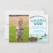 Vissen O-vis-ally verjaardagsfoto dank u kaart (Voorkant)