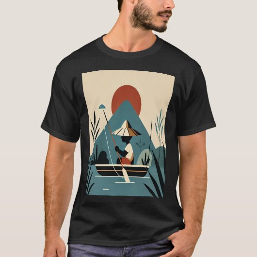 Vissen Of Ik Grappig T-shirt (Voorkant)