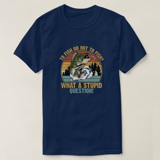 VISSEN OF NIET T-SHIRT (Design voorkant)