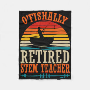Vissen O'fishally Gepensioneerde Stemleraar  Fleece Deken