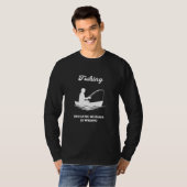 Vissen Omdat Moord Verkeerd Is-Grappig Vis Geschen T-shirt (Voorkant volledig)
