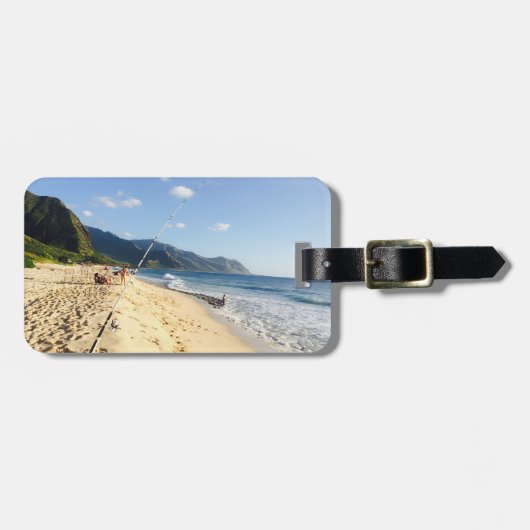 Vissen on Oahu Bagagelabel (Voorkant horizontaal)