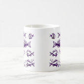 Vissen onder water-Fisherman Style Trend Koffiemok (Center)