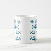 Vissen onder water-Fisherman Style Trend Koffiemok (Center)