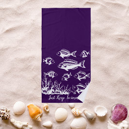 Vissen onder Water-Fisherman Style Trend Strandlaken