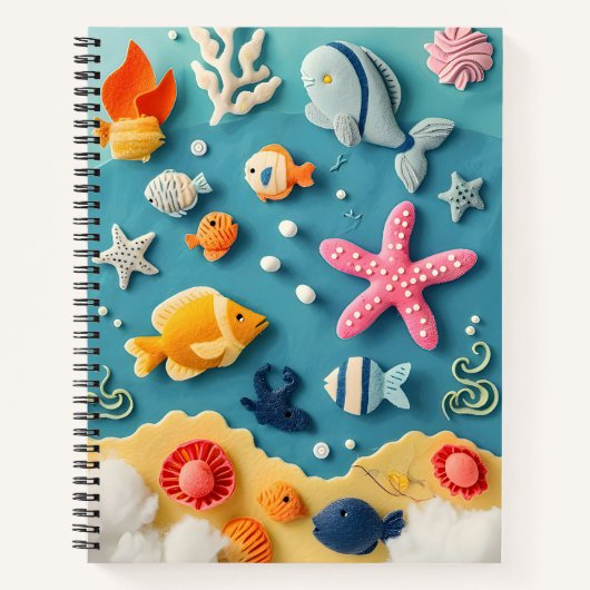 Vissen onder water notitieboek (Voorkant)