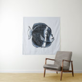 Vissen onder Zee Wandkleed (In situ)