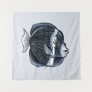 Vissen onder Zee Wandkleed