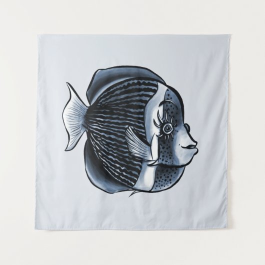 Vissen onder Zee Wandkleed (Voorkant)