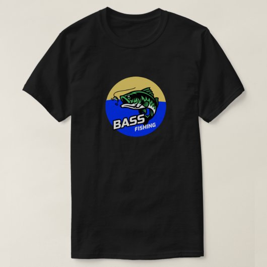 VISSEN OP BAARS T-SHIRT (Design voorkant)