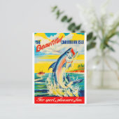 Vissen op Caribisch eiland Briefkaart (Staand voorkant)