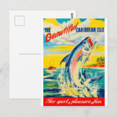 Vissen op Caribisch eiland Briefkaart (Voorkant / Achterkant)