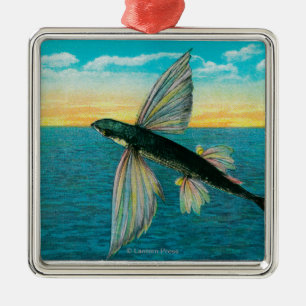Vissen op Catalina Metalen Ornament