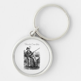 Vissen Op De Klassieke Manier Sleutelhanger
