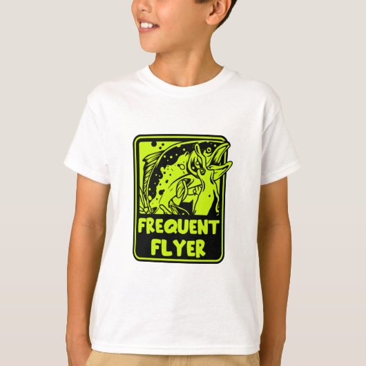 Vissen op forelvliegen in de VS T-shirt (Voorkant)