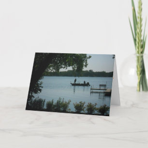 "Vissen op het Franse Meer" Beterschapkaart Kaart