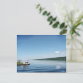 Vissen op het meer van Cayuga Briefkaart (Staand voorkant)