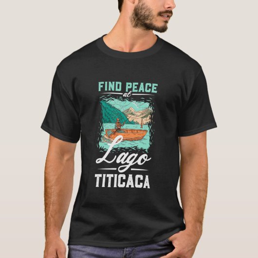 Vissen op Lago Titicaca T-shirt (Voorkant)