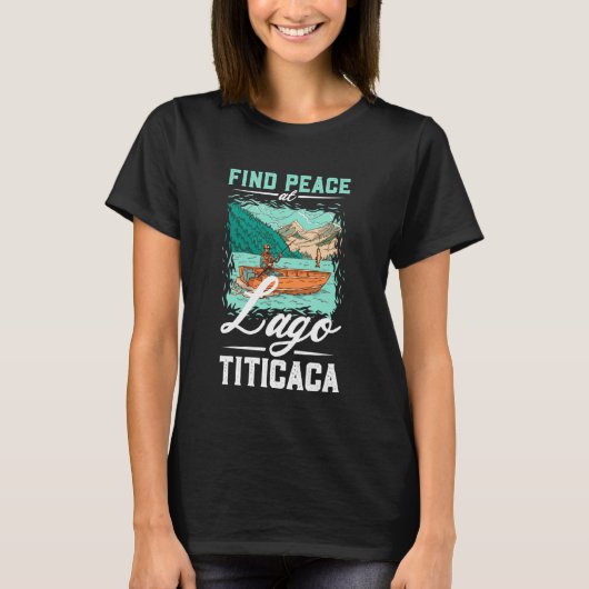 Vissen op Lago Titicaca T-shirt (Voorkant)