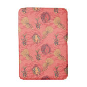 Vissen op levende koraalachtergrond badmat (Voorkant Verticaal)