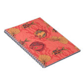 Vissen op levende koraalachtergrond notitieboek (Rechterzijde)