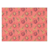 Vissen op levende koraalachtergrond tafelkleed (Voorkant (Horizontaal))