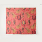 Vissen op levende koraalachtergrond wandkleed (Voorkant (horizontaal))