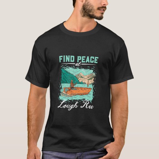 Vissen op Lough Ree T-shirt (Voorkant)