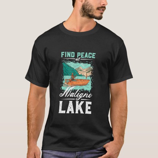 Vissen op Maligne Lake T-shirt (Voorkant)