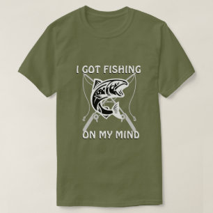 VISSEN OP MIJN GEZINDHEID T-SHIRT
