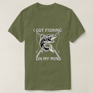 VISSEN OP MIJN GEZINDHEID T-SHIRT