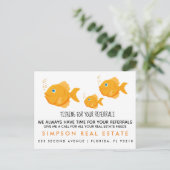 vissen op verwijzingen onroerend goed Aankondiging (Staand voorkant)