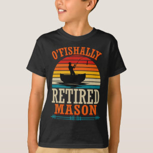 Vissen O'visserij Gepensioneerde Metselaar T-shirt