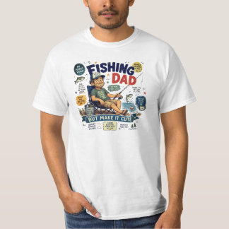 Vissen papa - Kies je maat  T-shirt